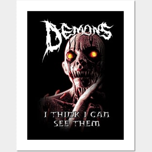 Demons! I Think I can See Them! Posters and Art